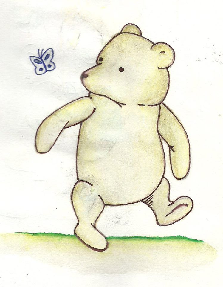 748x960 Old Pooh Bear Sketch From When I Was In School! My Drawings And - Pooh Bear Sketch