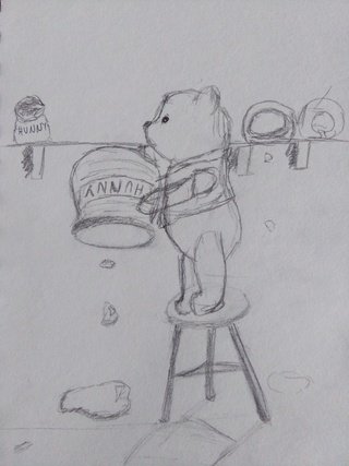 320x427 After About 73.639 Years I Am Back!!! With A Poooh Bear Sketch - Pooh Bear Sketch
