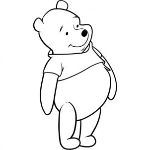 302x302 How To Draw How To Draw Pooh, Winnie The Pooh - Pooh Sketch