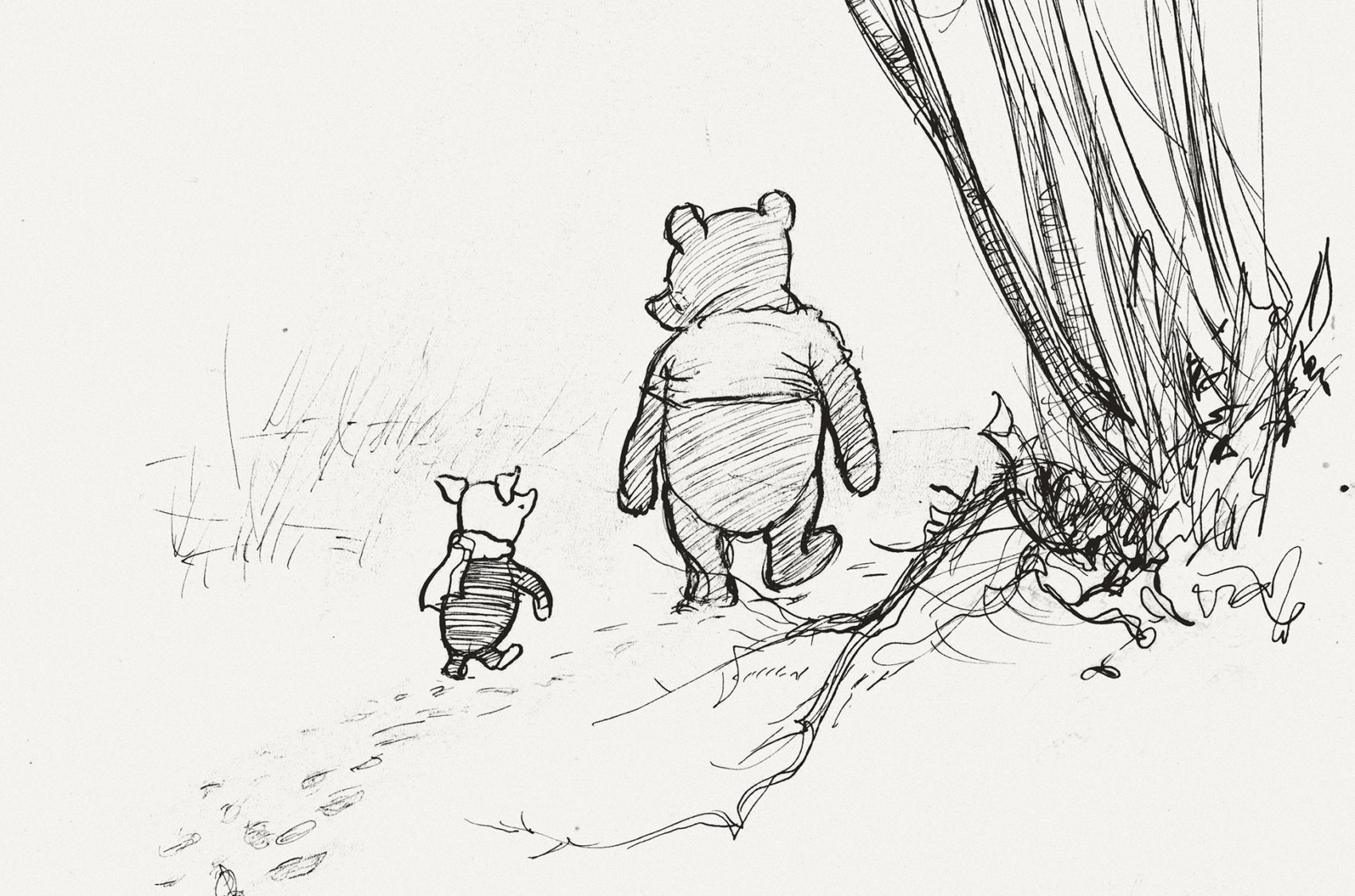1700x1125 Oh Pooh! Why That Beloved Bear Of Little Brain Appeals To All Ages - Pooh Sketch