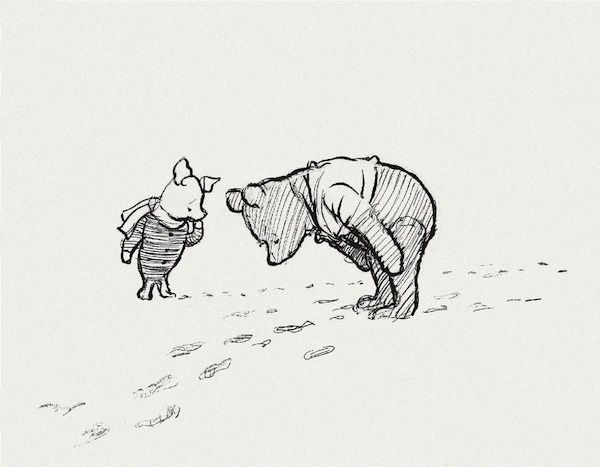 600x467 Winnie The Pooh Sketches In Pencil Original Drawings Of Winnie - Pooh Sketch