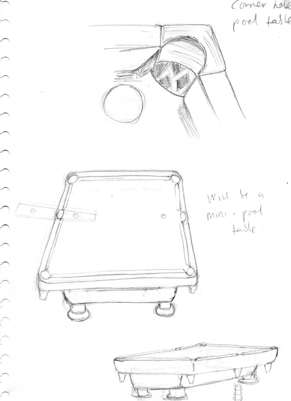 1163x1600 Cgi1 Billiards Table - Pool Table Sketch