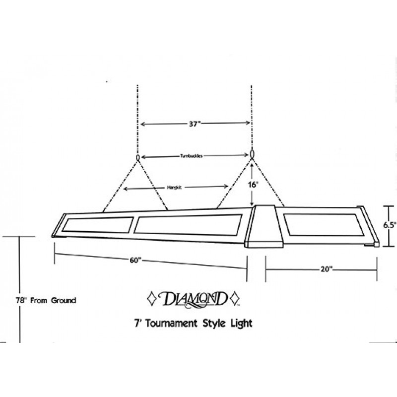800x800 Diamond Table Light Thailand Pool Tables - Pool Table Sketch