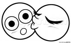 250x150 Poop Emoji Coloring Page - Poop Emoji Sketch