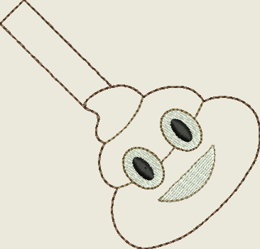 366x351 Poop Emoji Key Chain Design Abc Creations - Poop Emoji Sketch