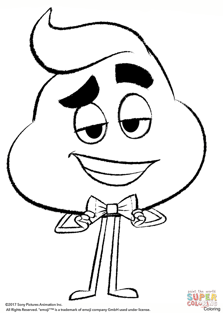 857x1200 Rare Poop Emoji Coloring - Poop Emoji Sketch