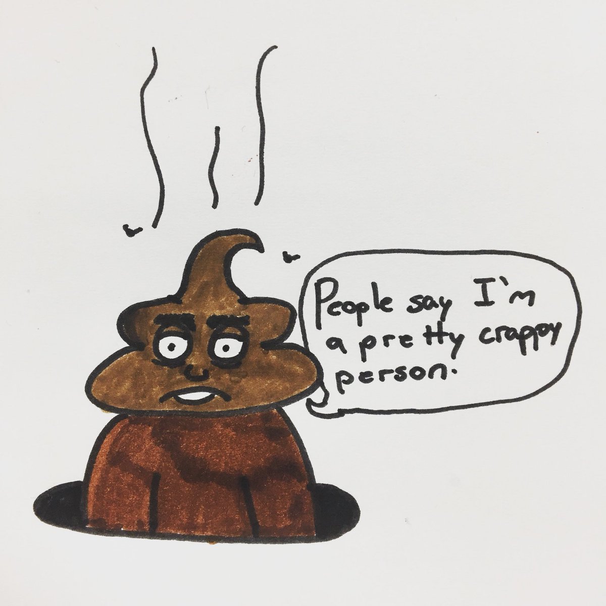 1200x1200 Bitter Brain On Twitter Bitter Brain 70 Shitty - Poop Emoji Sketch