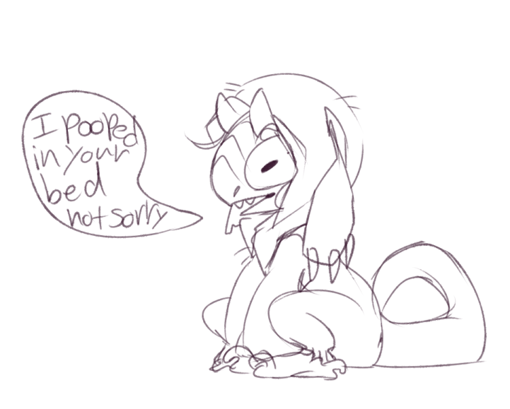 721x579 Oni Poop Sketch By Dragonpunk15 - Poop Sketch