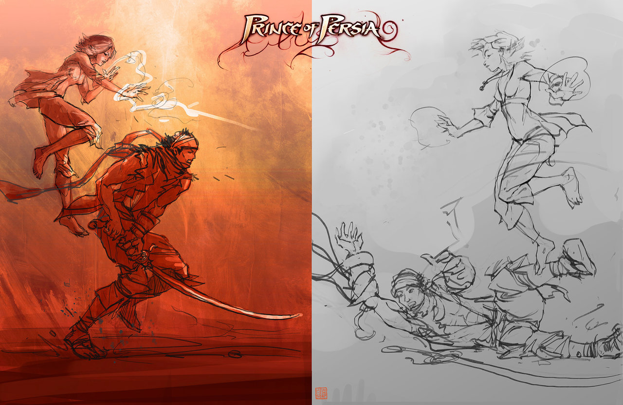 1280x831 Pop Keyart Sketches By Barontieri - Pop Sketch