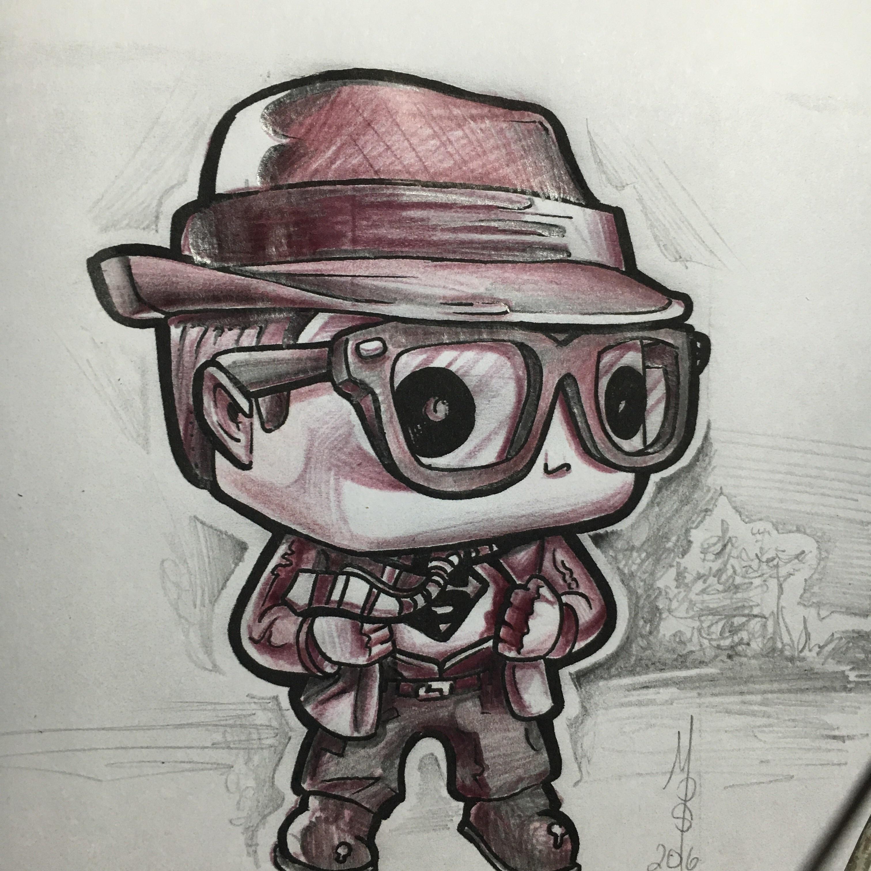 3024x3024 Sketch Clark Kent Funko Pop Funkopop - Pop Sketch