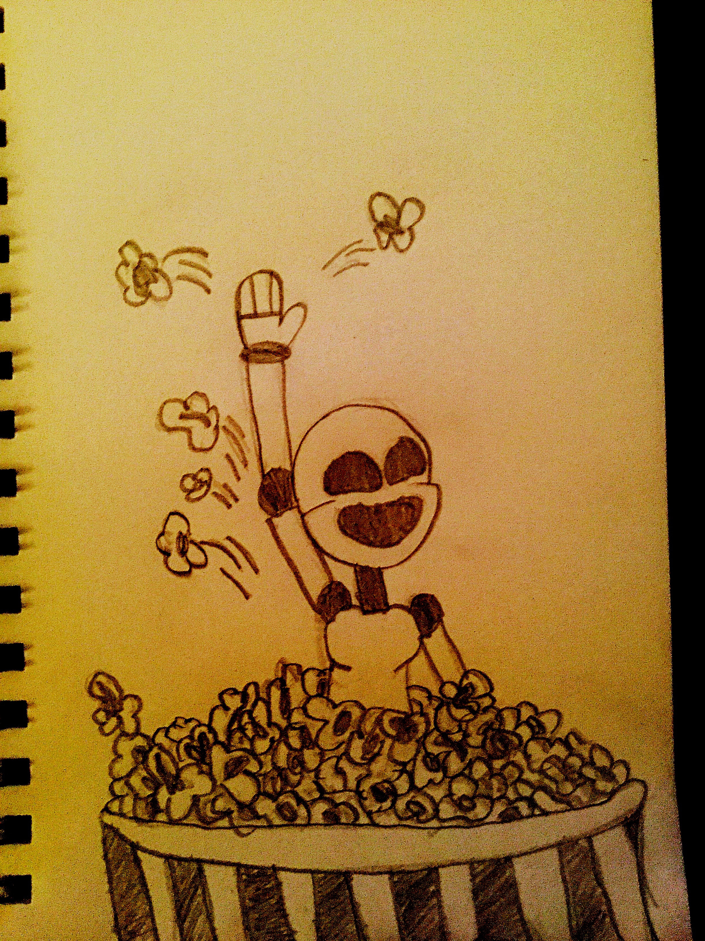 2448x3264 Minireena In Popcorn Sketch - Popcorn Sketch