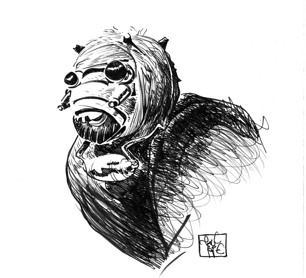 1000x909 Star Wars Paul Pope - Pope Sketch