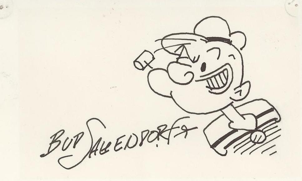 967x581 Lot Detail - Popeye Sketch