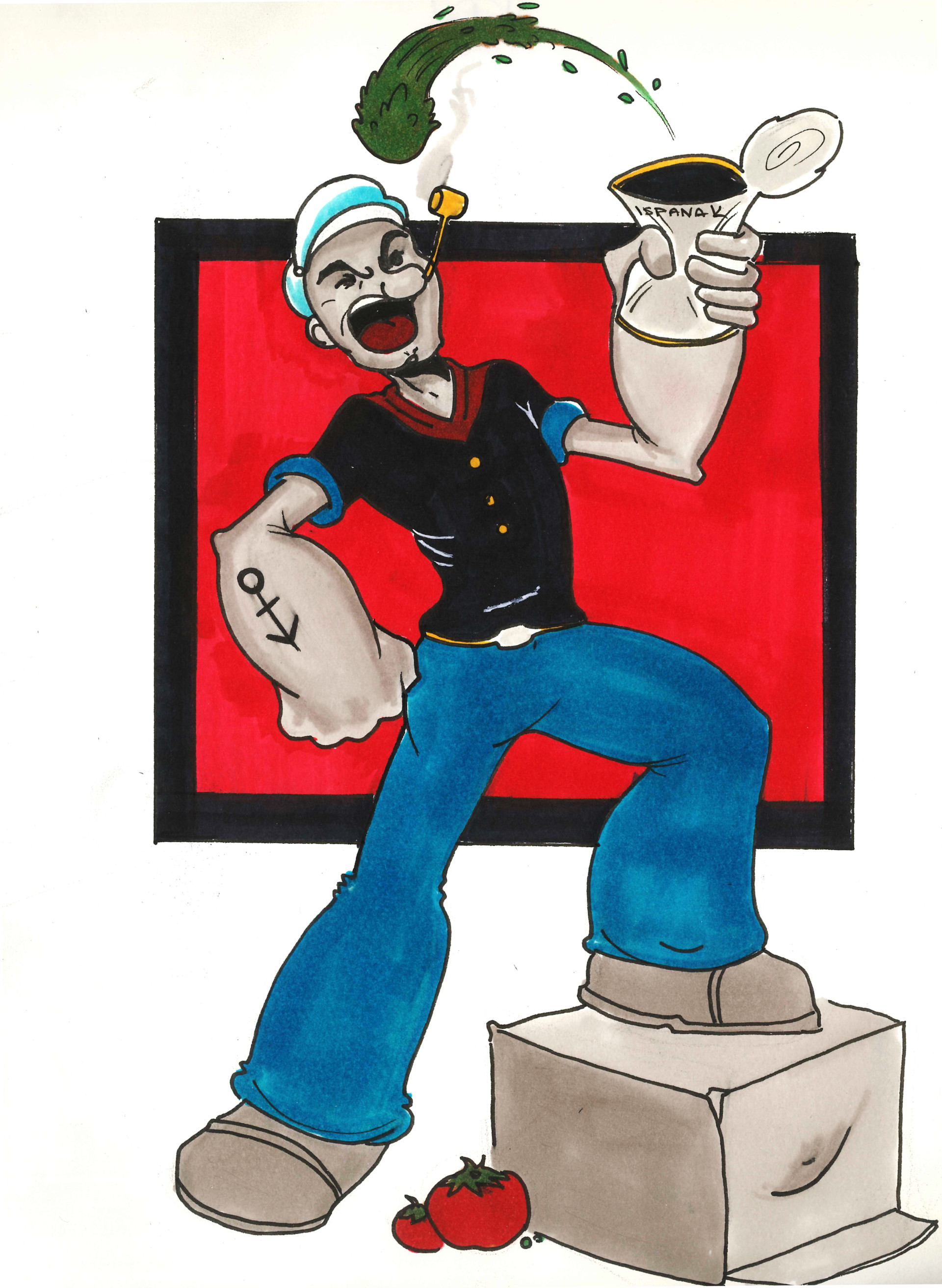 1920x2624 - Popeye Sketch