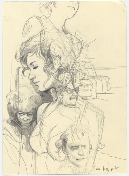 500x680 Comic Book Popular Signs Of Fiction Sketch - Popular Sketches