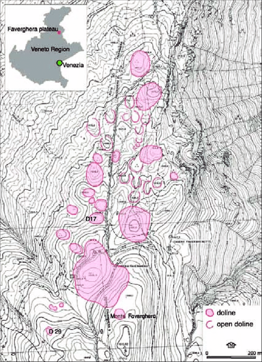 850x1176 Sketch Of The Doline Population Of The Faverghera Plateau, Based - Population Sketch