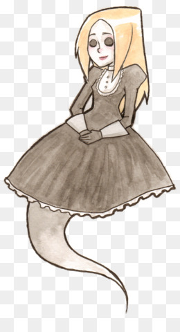 260x480 Free Download Dress Cartoon Sketch - Porcelain Doll Sketch