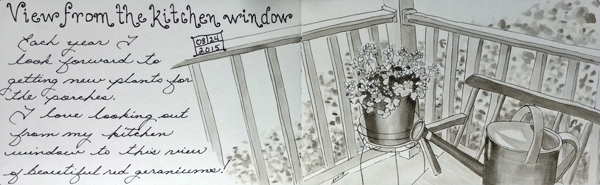 600x185 Porch Sketch Ink Sketching And Painting The Moments - Porch Sketch