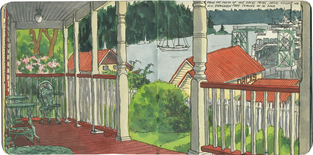 1024x507 Porch Perch Drawn The Road Again - Porch Sketch
