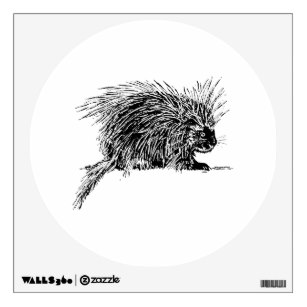 307x307 Porcupine Drawing Gifts On Zazzle - Porcupine Sketch