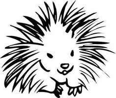 236x200 The 35 Best Porcupine Tattoo Images Hedgehog - Porcupine Sketch