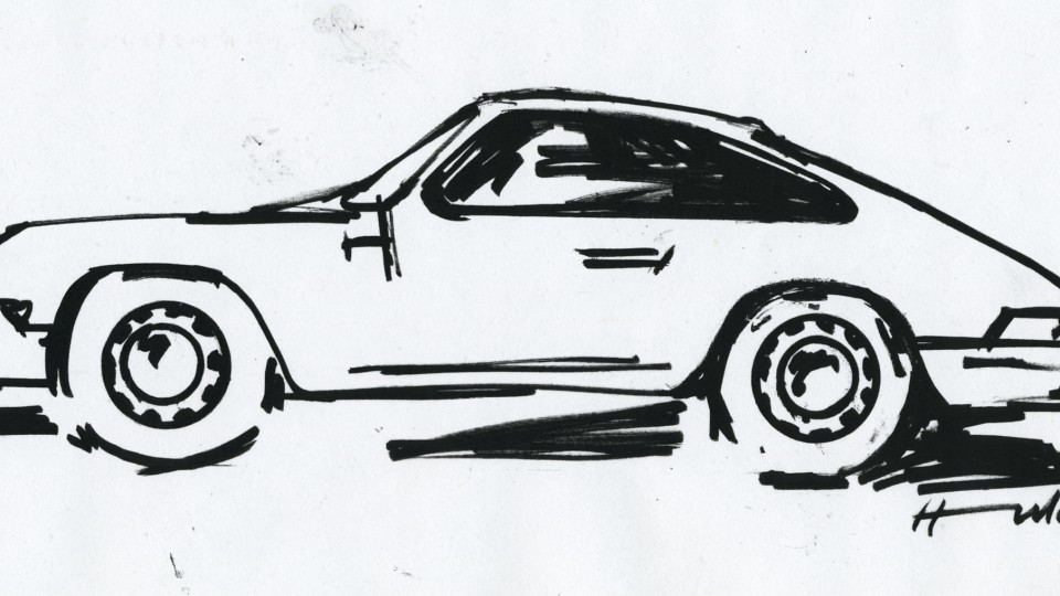 960x540 The Evolution Of The Porsche 911 - Porsche 911 Sketch