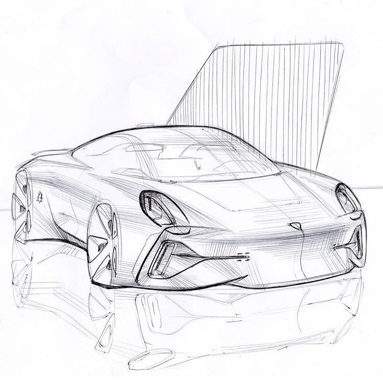 750x750 Porsche Sketch By @ Max Troy Sketch In 2018 - Porsche Sketch