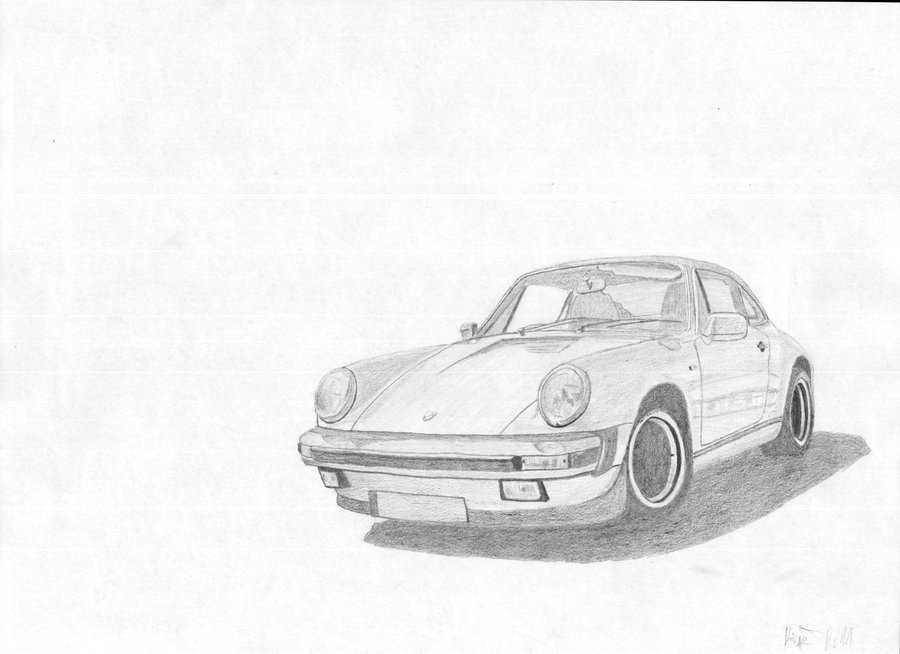 900x654 Porsche Sketch By Stewe12 - Porsche Sketch