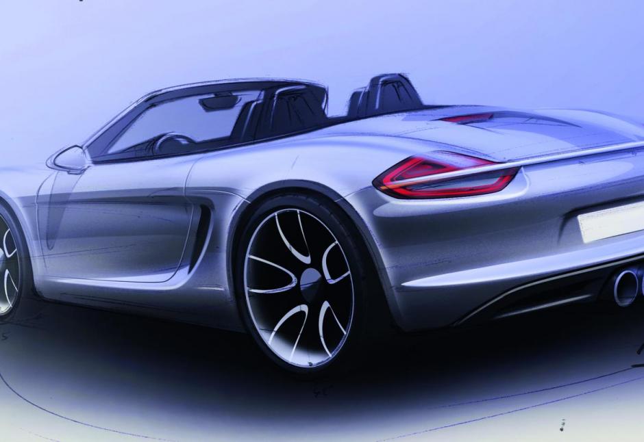940x646 Porsche All The Sketches - Porsche Sketch