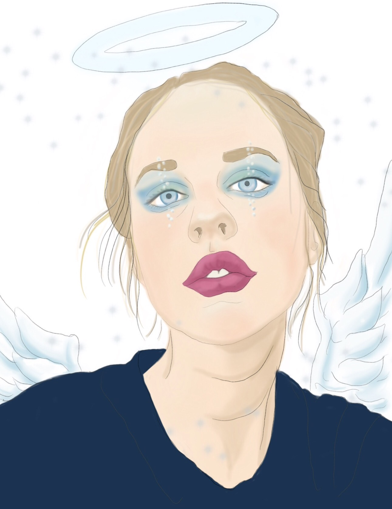 1291x1678 Draw The Hare Sketches - Portrait Sketch App