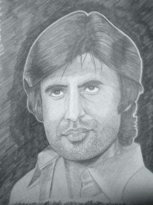 300x400 Mukesh Portrait Sketch Artist Photos, Burari, Delhi Pictures - Portrait Sketch Artist