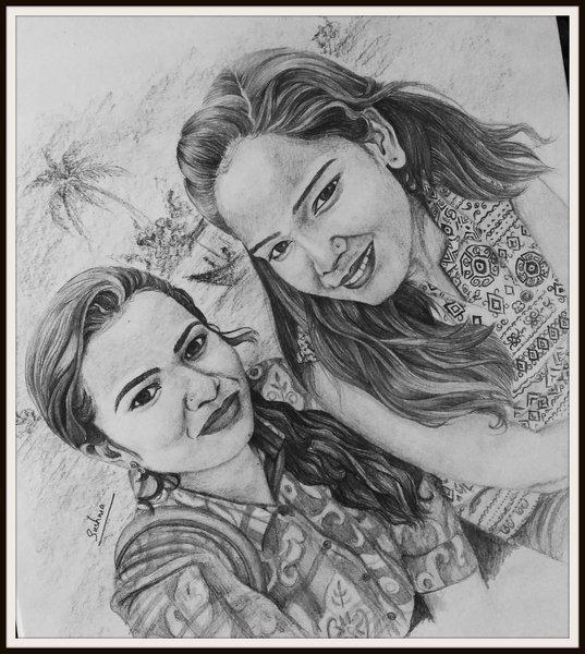 537x600 Bampwcolor Portrait Sketches - Portrait Sketch Online