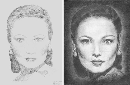 548x362 Sarah Parks - Portrait Sketch Online