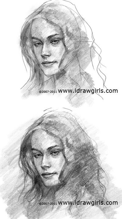 400x720 Basic Portrait Drawing Tutorial. Drawing Tips - Portrait Sketch Tutorial