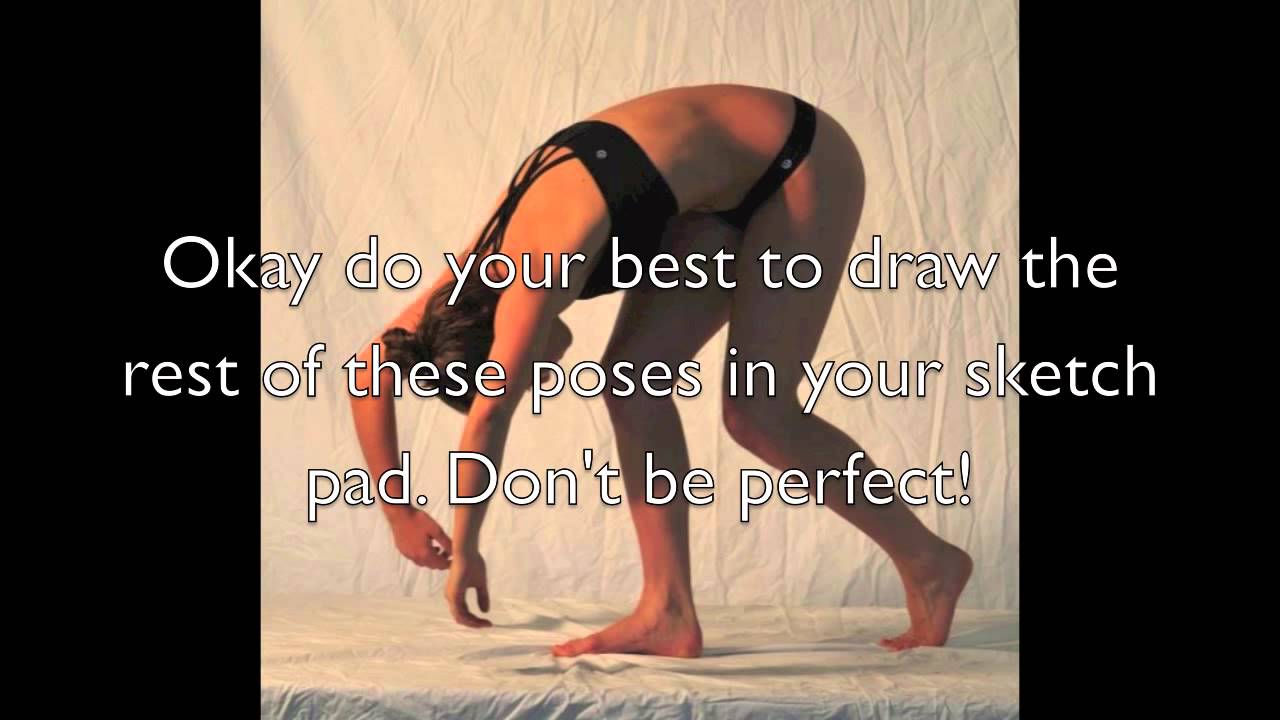 1280x720 Practice Figure Drawing With This Online Pose Video - Pose Sketch Practice