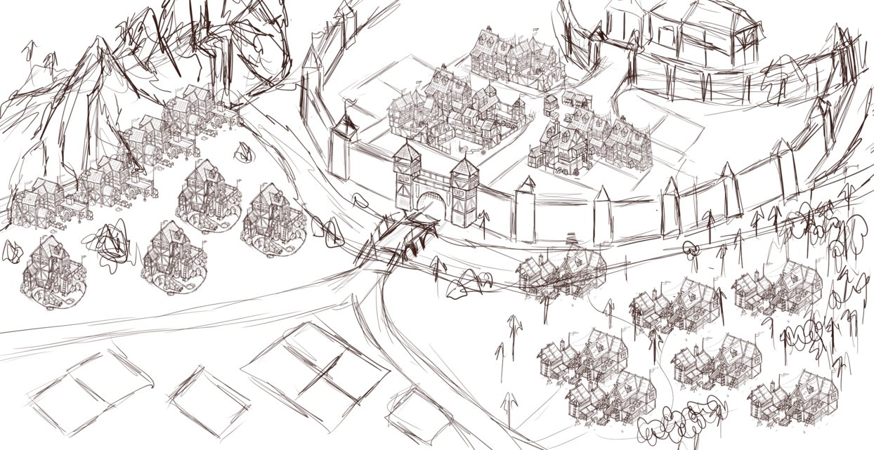 1244x641 Rough Position Sketch By Sun Dragoness - Position Sketch