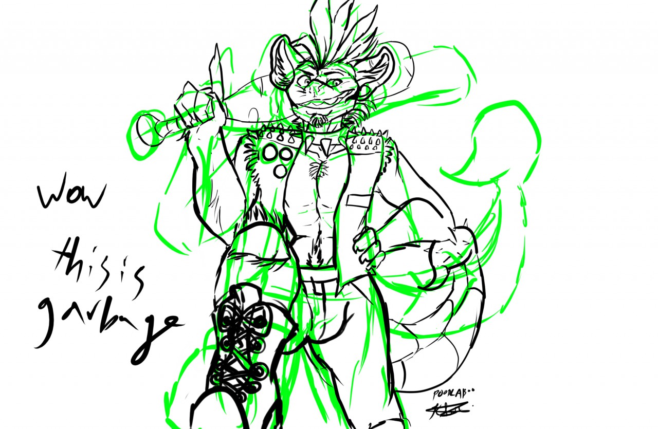 1280x835 Party Possum Sketch By Poodlaboo - Possum Sketch