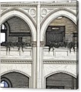 163x186 Erie Community College Buffalos Old Post Office 1 Sketch Effect - Post Office Sketch