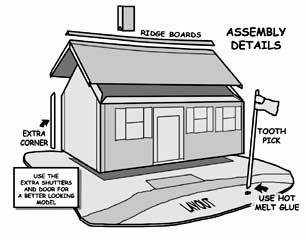 306x240 Post Office New England Buildings - Post Office Sketch
