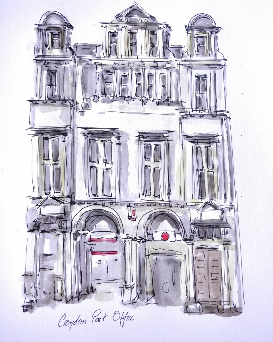 960x1200 Roland On Twitter Finally We Have A Sunny Day. This Is - Post Office Sketch