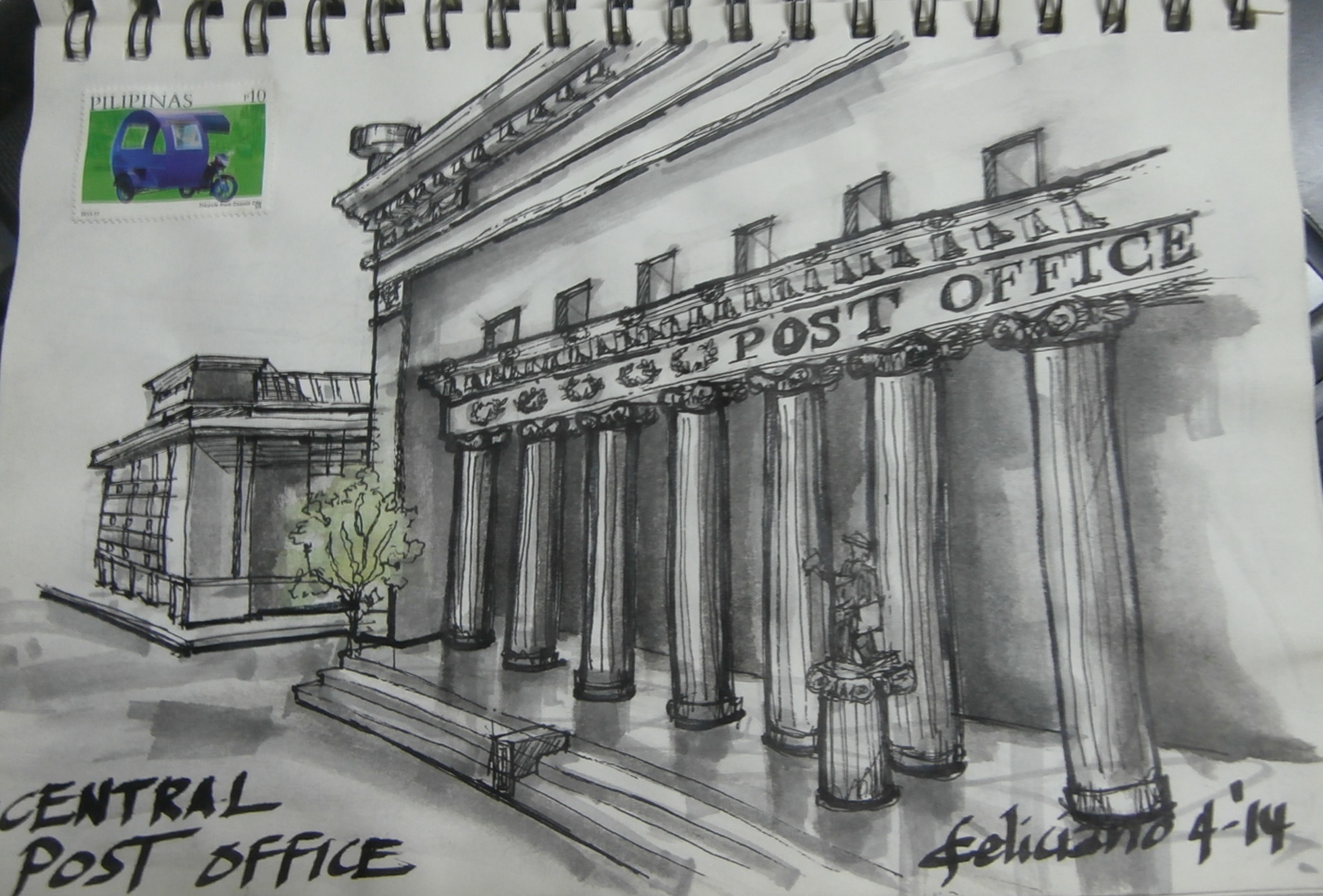 1959x1326 Sfumatoart Sketch Blog Of An Artist Wannabe - Post Office Sketch