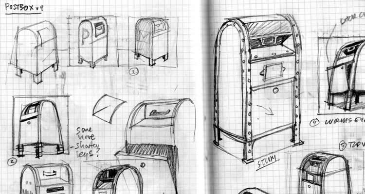 750x400 Inspirational Examples Of Icon Sketching - Post Sketch