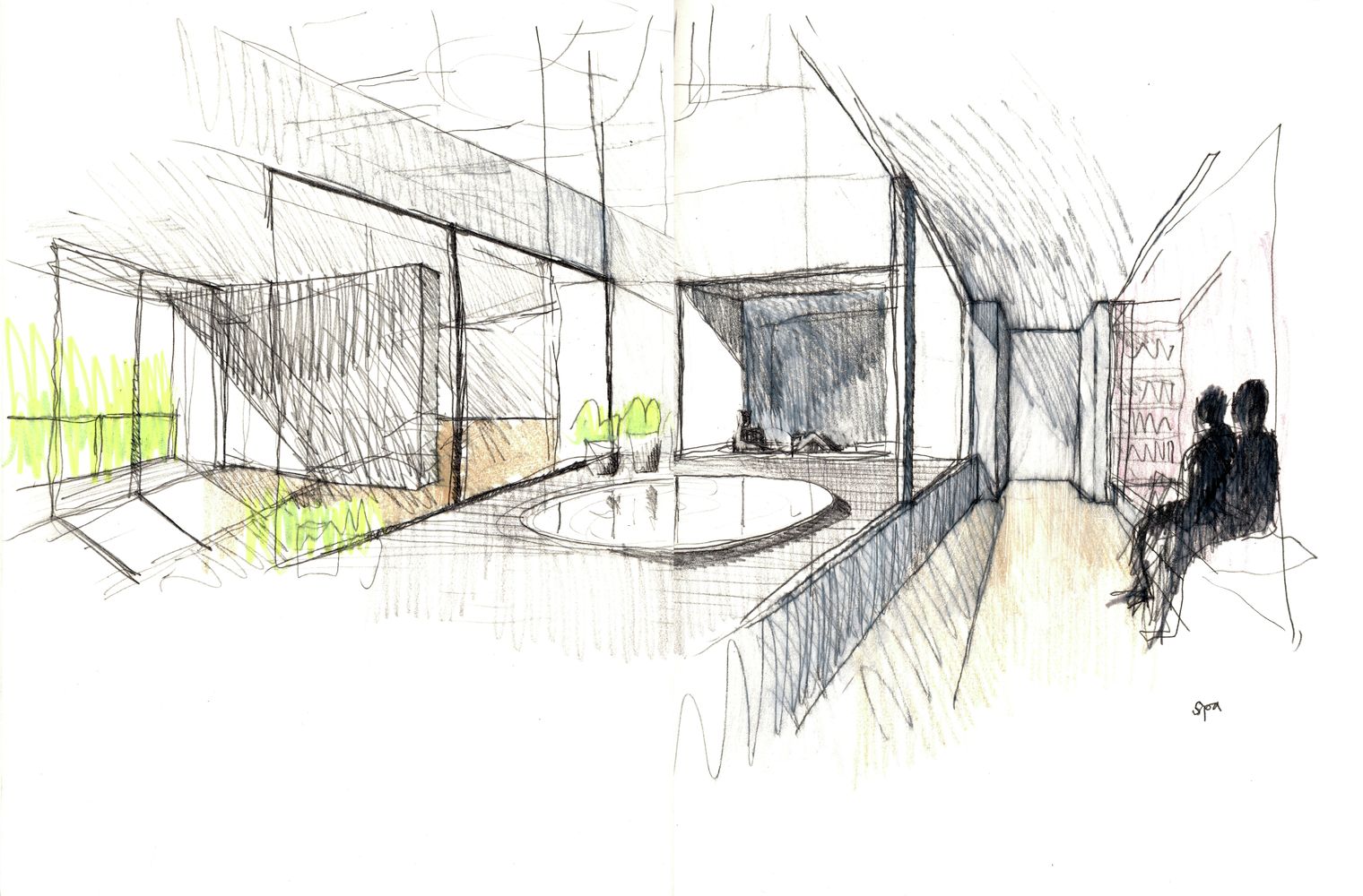 1520x1000 Gallery Of Jonathan Tuckey Design Create Residential Interiors For - Post Sketch