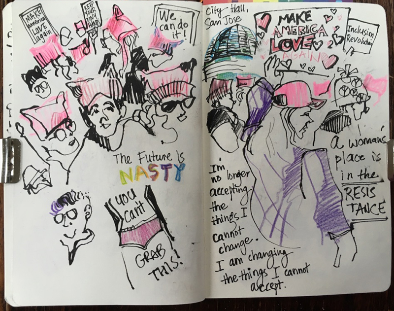 800x631 Postcards For Democracy Want Some Sketch Away Travels With My - Postcard Sketch