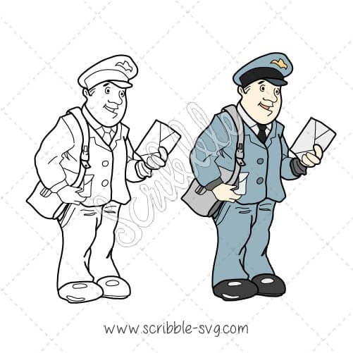 501x501 Postman - Postman Sketch