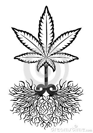 313x450 Drawn Weed Peace Sign - Pot Leaf Sketch