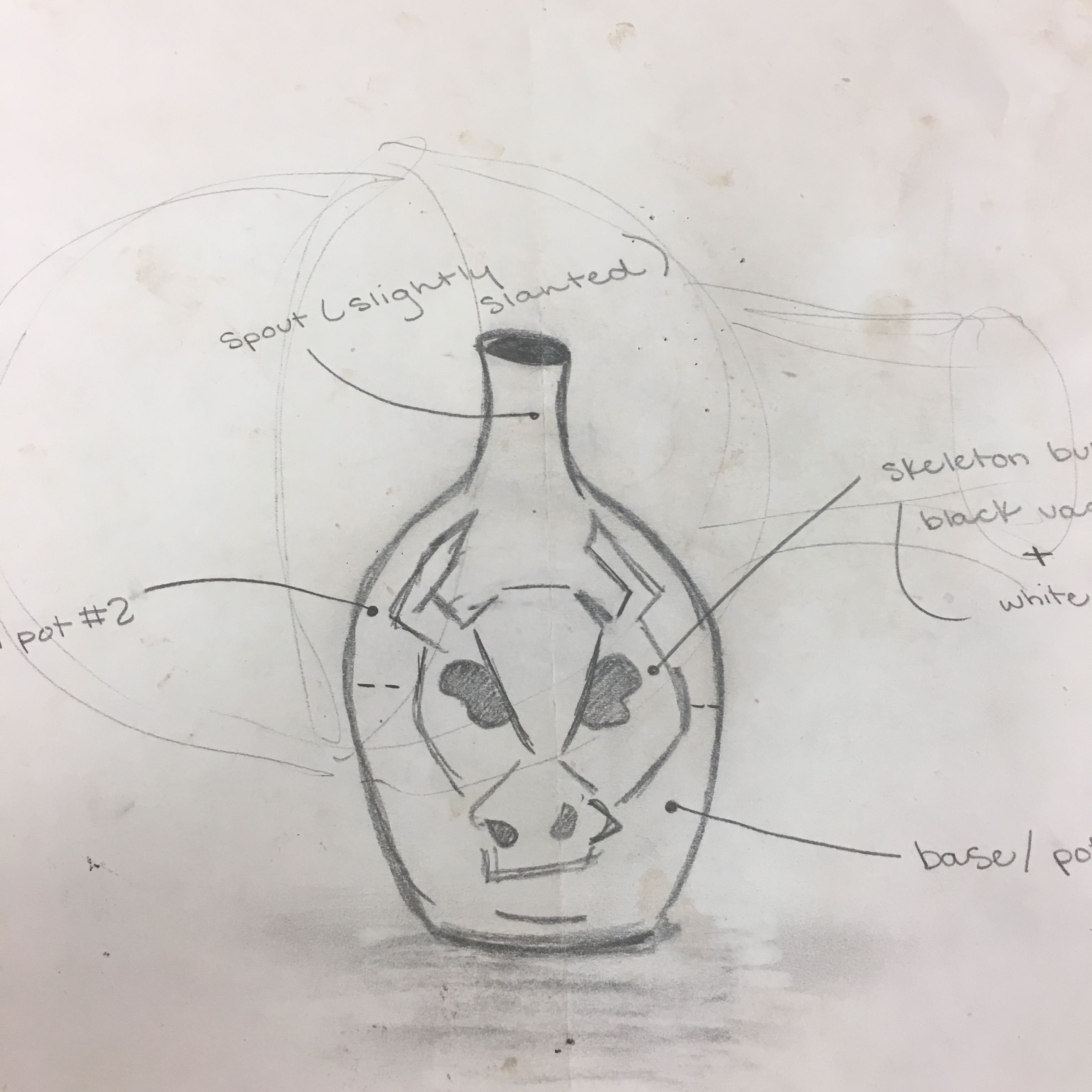 3024x3024 Project - Pot Sketch