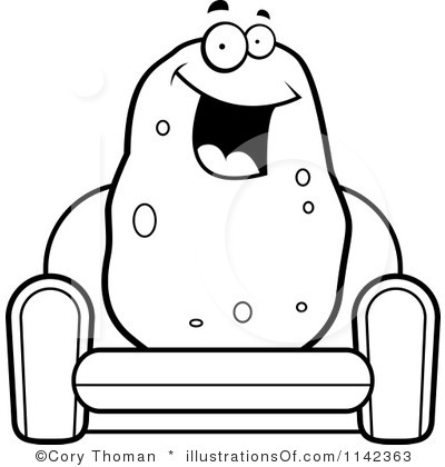 400x420 Potato Clipart Sketch - Potato Sketch