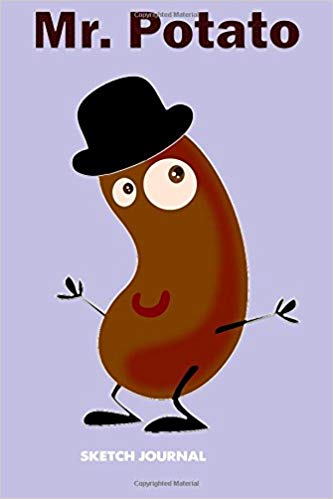 333x499 Sketch Journal Mr Potato, Funny Food French Fries Cute Drawing - Potato Sketch