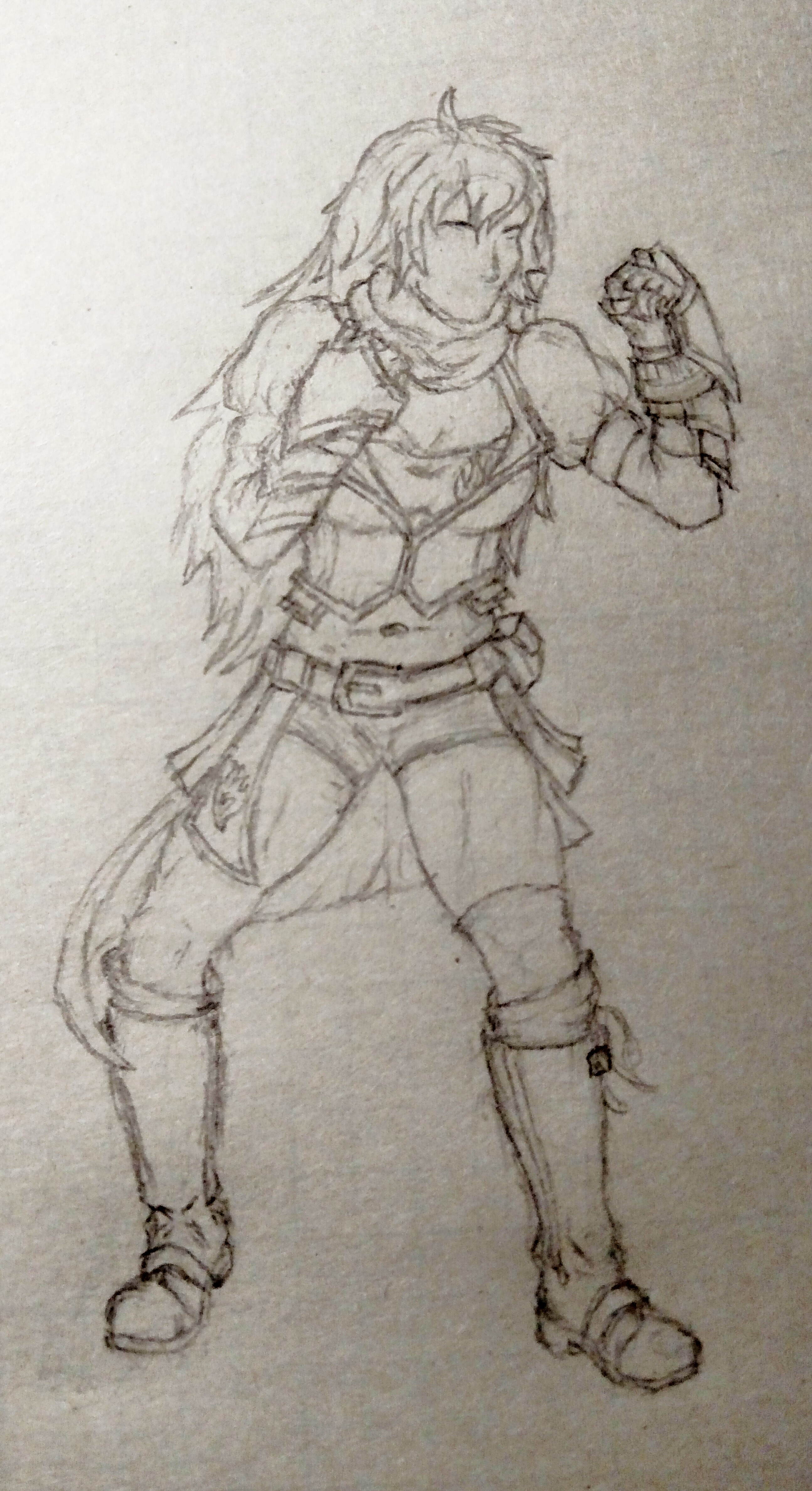 2589x4751 Another Potato Sketch, Featuring Yang Thunder Thighs Xiao Long - Potato Sketch